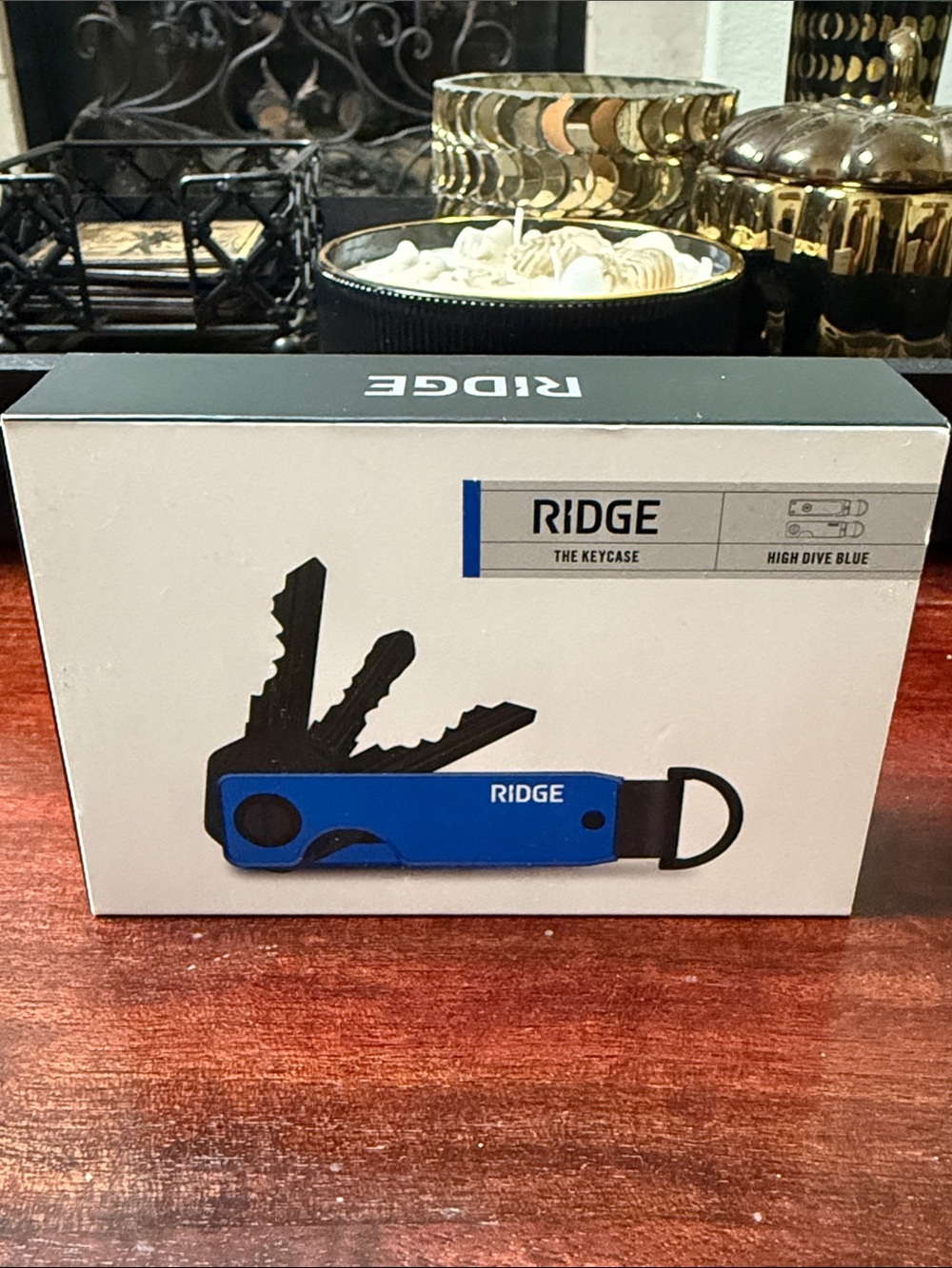 RIDGE Keycase Key Organizer in High Dive Blue